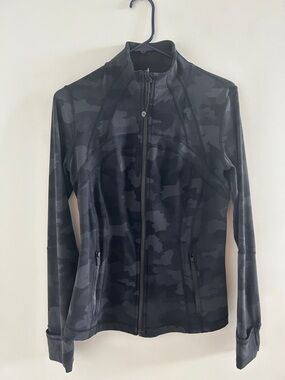 lululemon athletica Black Camo Full-Zip Utility Jacket
